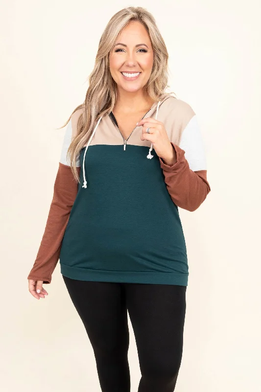 Midnight Madness A Daring Dream Hoodie, Forest Green