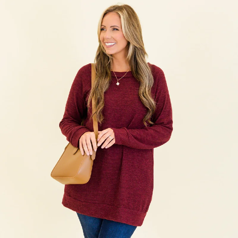Weekend Specials to Celebrate Labor Of Love Top, Burgundy