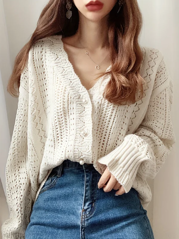 Weekend Deals You Can't Resist Sixsr Solid Button Front Cardigan, Boho Long Sleeve Drop Shoulder Outwear, Women's Clothing Weekend Deals You Can't Resist Sixsr Solid Button Front Cardigan, Boho Long Sleeve Drop Shoulder Outwear, Women's Clothing