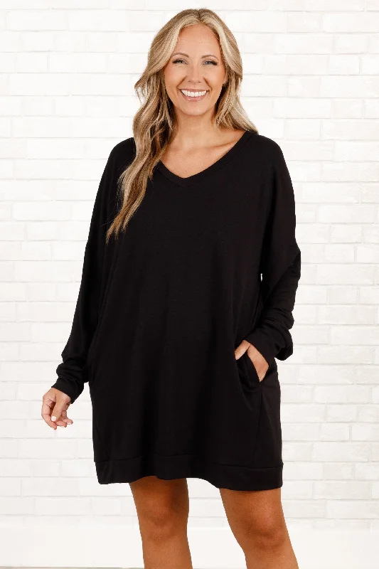 Unbeatable Prices Take It All Tunic, Black