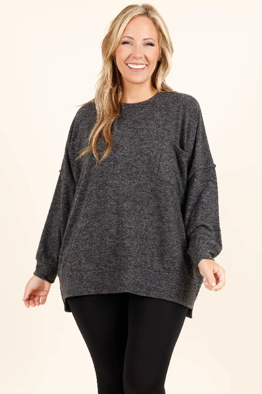 Unwind with Weekend Discounts More of Me Sweater, Black