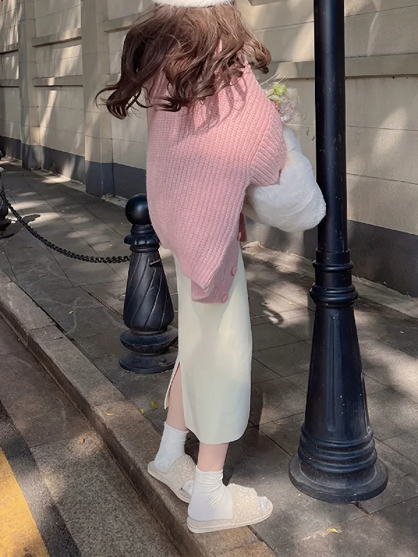 Weekend Shopping Extravaganza Sixsr Button Front Ribbed Knitted Cardigan Sweater, Casual Long Sleeve Sweater For Fall & Winter, Women's Clothing Weekend Shopping Extravaganza Sixsr Button Front Ribbed Knitted Cardigan Sweater, Casual Long Sleeve Sweater For Fall & Winter, Women's Clothing