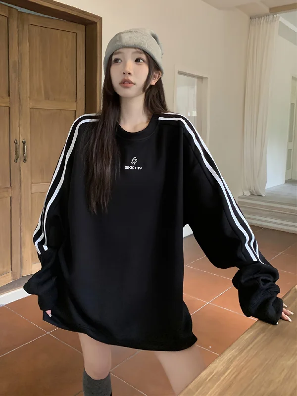 Weekend Discounts to Delight Sixsr Graphic & Letter Print Oversized Sweatshirt, Casual Long Sleeve Crew Neck Sweatshirt, Women's Clothing Weekend Discounts to Delight Sixsr Graphic & Letter Print Oversized Sweatshirt, Casual Long Sleeve Crew Neck Sweatshirt, Women's Clothing