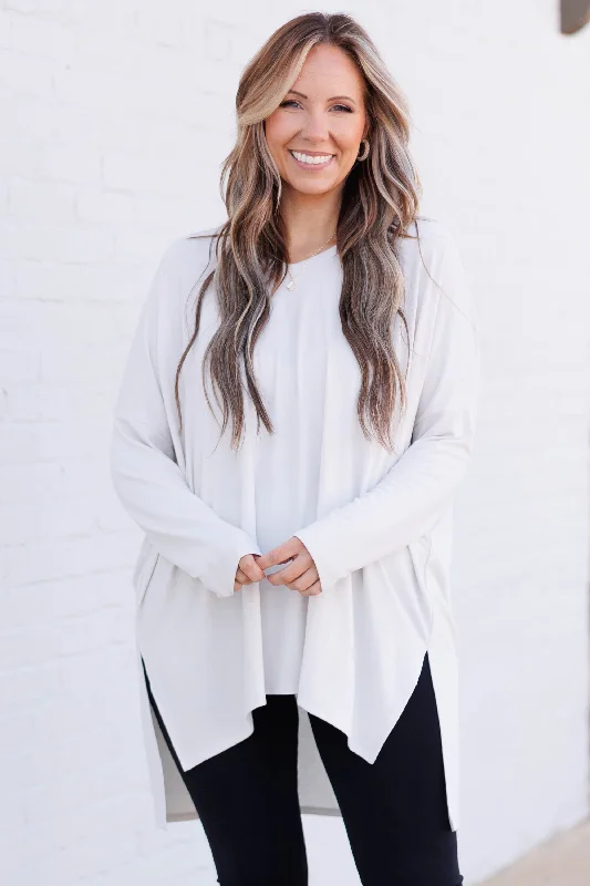 Weekend Sale: Don't Miss Out What About You Top, Bone