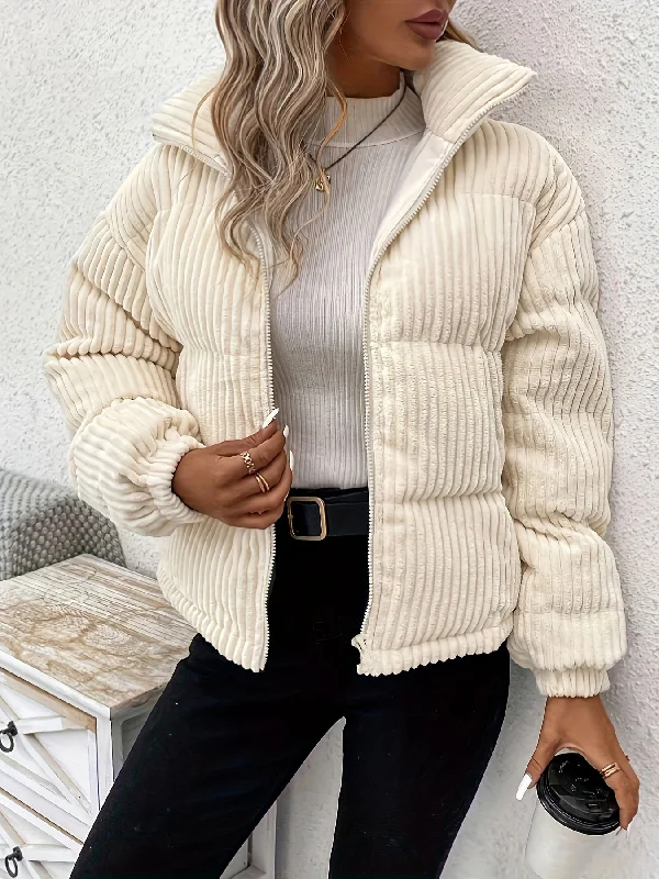 Major Deal Sixsr Zip Up Solid Warm Coat, Casual Long Sleeve Winter Outerwear, Women's Clothing Major Deal Sixsr Zip Up Solid Warm Coat, Casual Long Sleeve Winter Outerwear, Women's Clothing