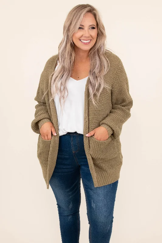 Weekend Price Cuts Galore Finding What's A Matter Cardigan, Khaki