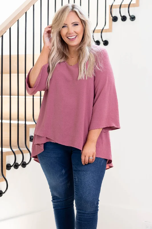 Weekend Savings Bonanza Treasured Moments Top, Mulberry