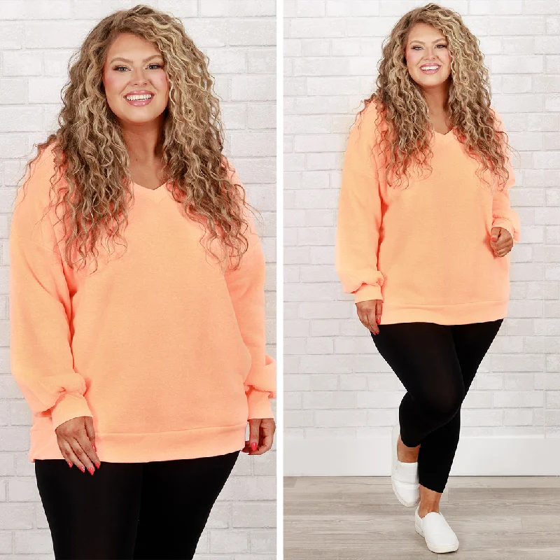 Weekend Offers That Sizzle Very Special Sweatshirt, Neon Coral