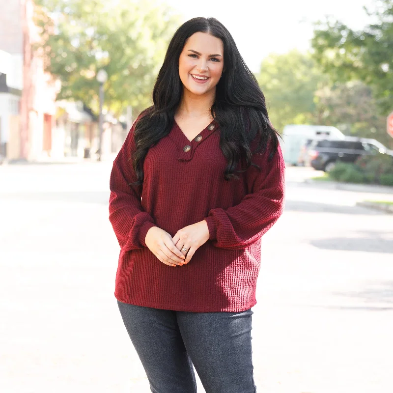 Early Bird Fall Or Fly Sweater, Dark Burgundy
