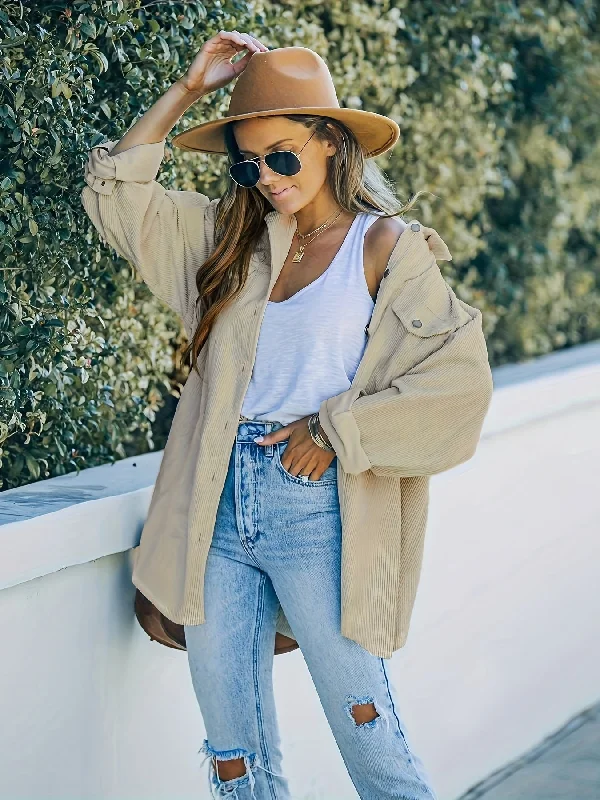 Low Price Sixsr Single Breasted Drop Shoulder Jacket, Casual Long Sleeve Solid Outwear For Fall & Winter, Women's Clothing Low Price Sixsr Single Breasted Drop Shoulder Jacket, Casual Long Sleeve Solid Outwear For Fall & Winter, Women's Clothing