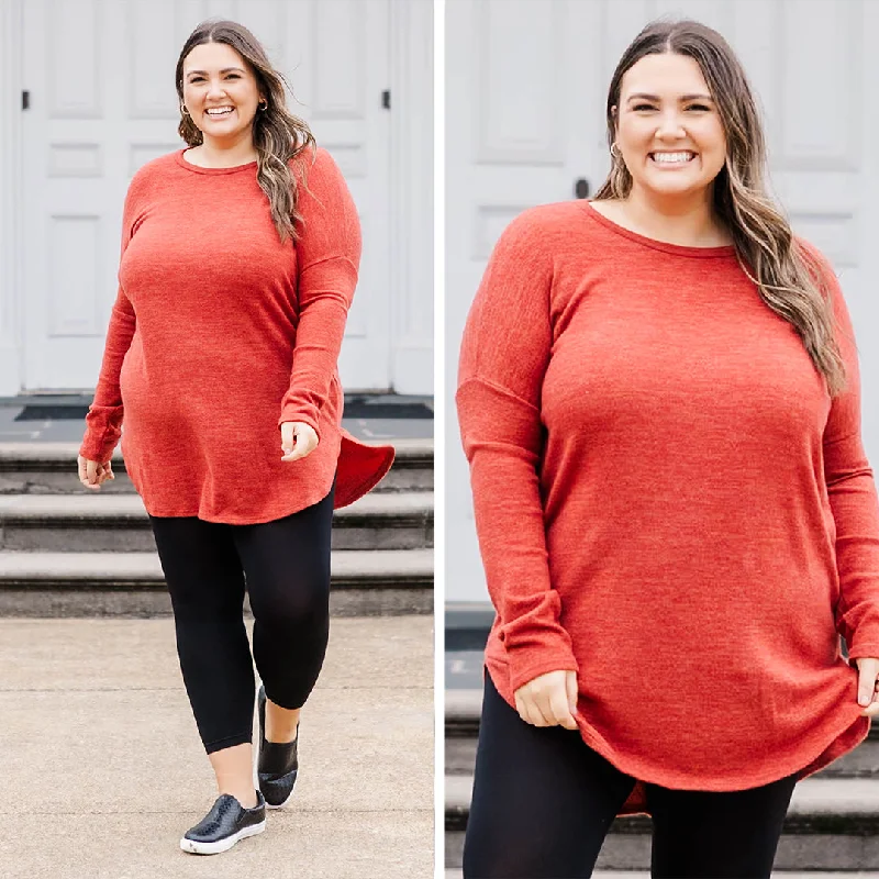 Lowest Rates Cafe Cutie Tunic, Marsala