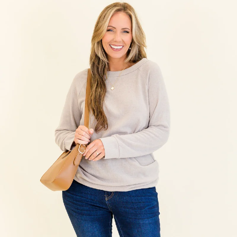 Weekend Savings Fiesta Labor Of Love Top, Taupe