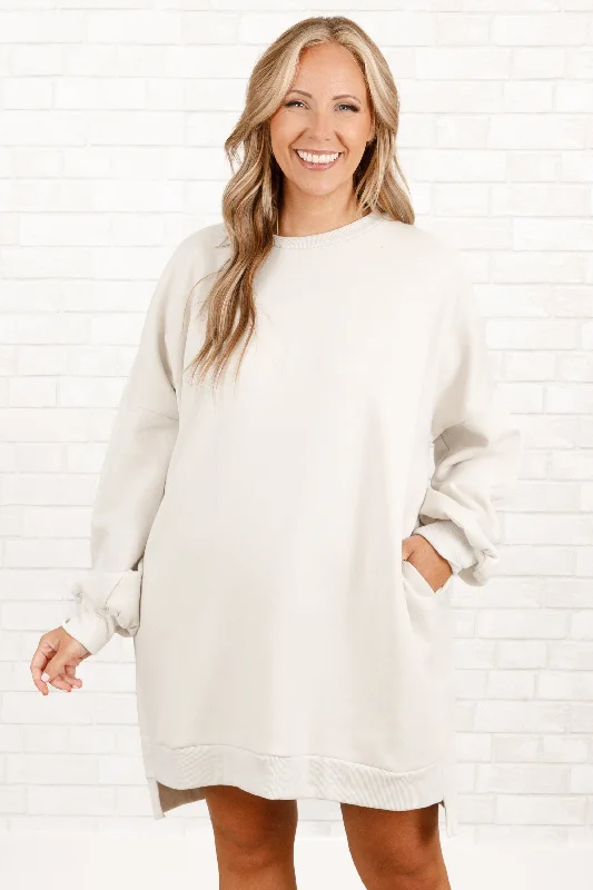 Take Action Always In Style Tunic, Bone