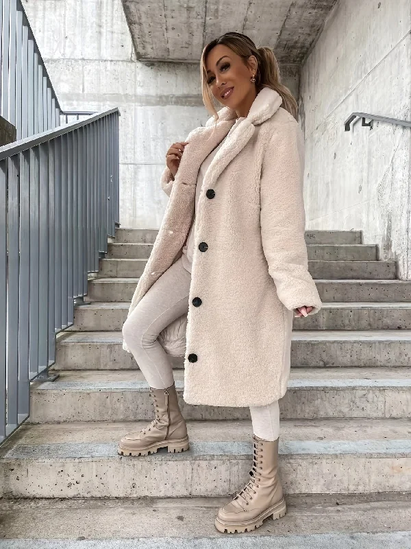 Weekend Savings Spectacular Sixsr Fuzzy Mid Length Trench Coat, Casual Button Front Long Sleeve Outerwear, Women's Clothing Weekend Savings Spectacular Sixsr Fuzzy Mid Length Trench Coat, Casual Button Front Long Sleeve Outerwear, Women's Clothing