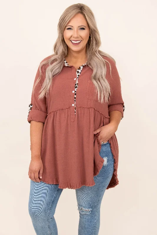 Shop Now No Greater Feeling Top, Clay