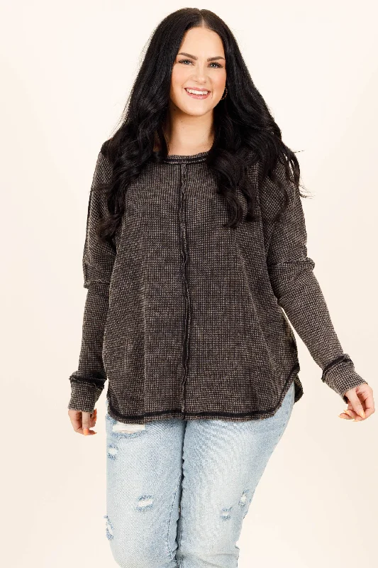 Markdown Sale Because I Had You Top, Black