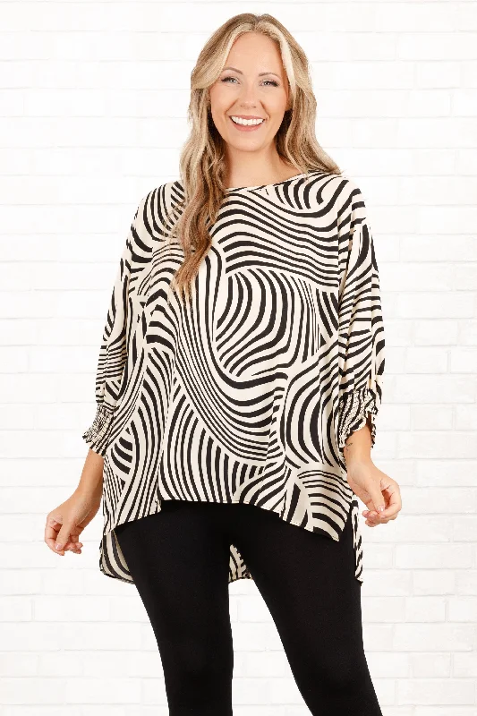 Value Pack Have Courage Blouse, Black