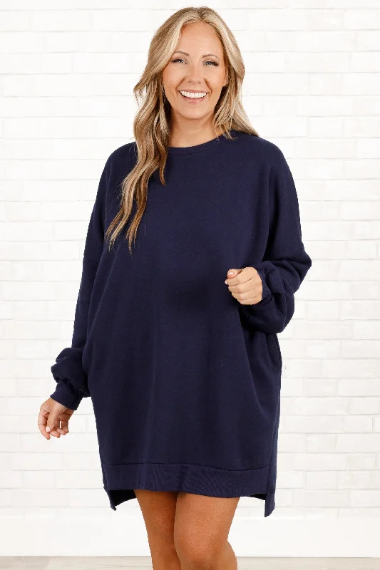 Price Drop Always In Style Tunic, Navy