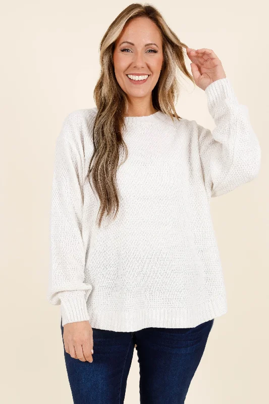 Big Savings She Has It All Sweater, Bone