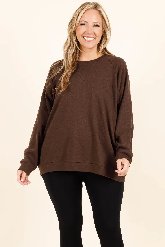 Special Offer Covered In You Pullover, Americano