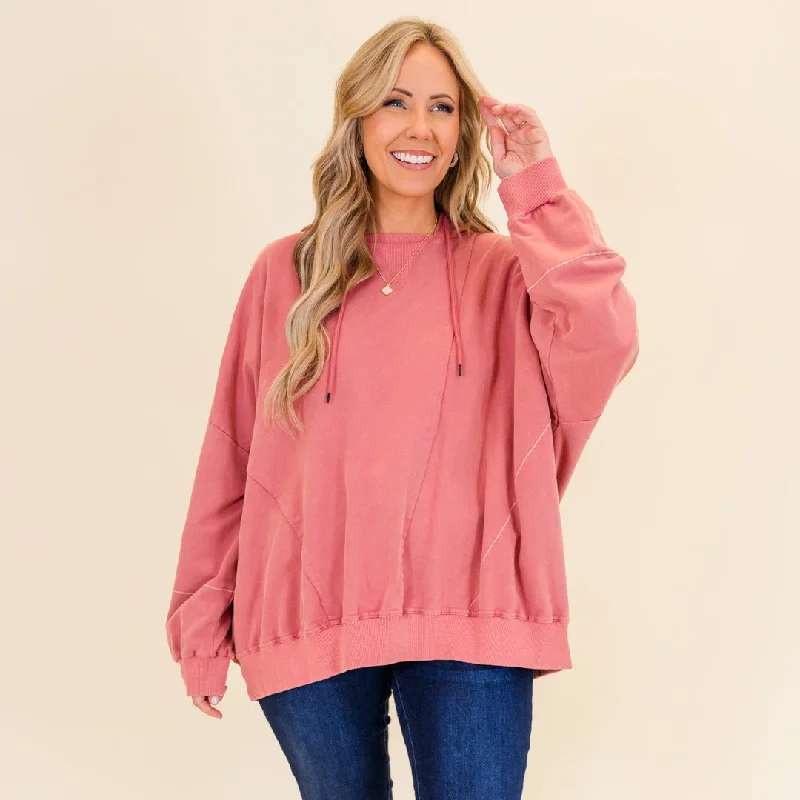 Weekend Deals to Brighten Your Day Happy Days Ahead Hoodie, Pink
