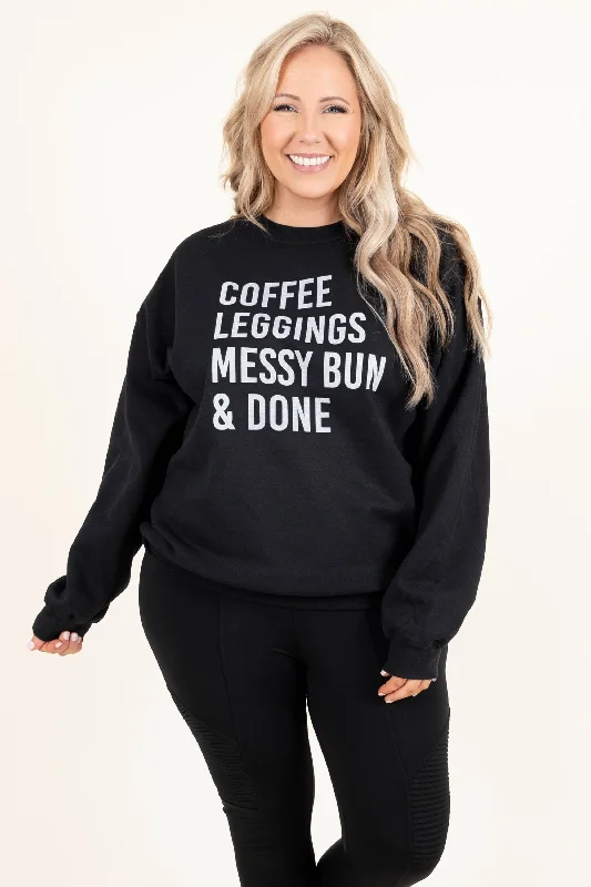 Flash Sale My Favorite Routine Sweatshirt, Black