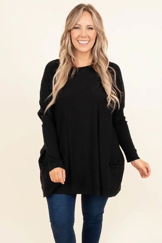 Exclusive Offer The Thrill Of The Day Sweater, Black