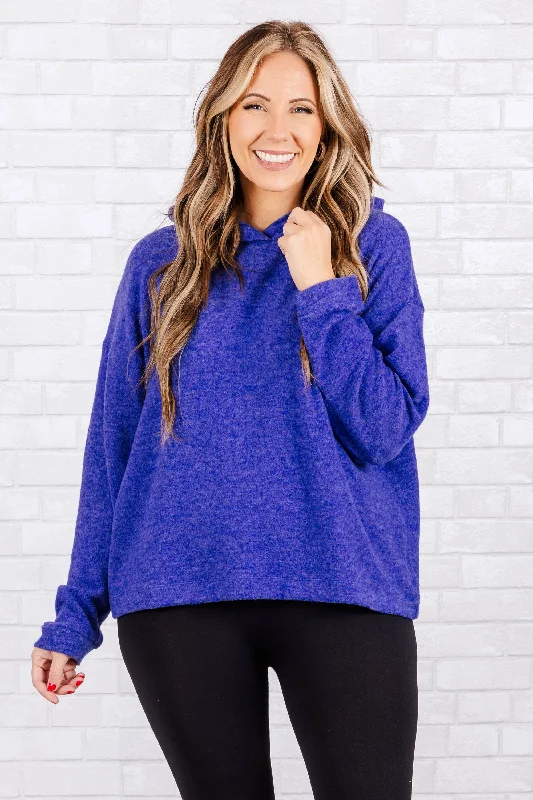 Weekend Savings Galore Nice And Warm Hoodie, Bright Blue