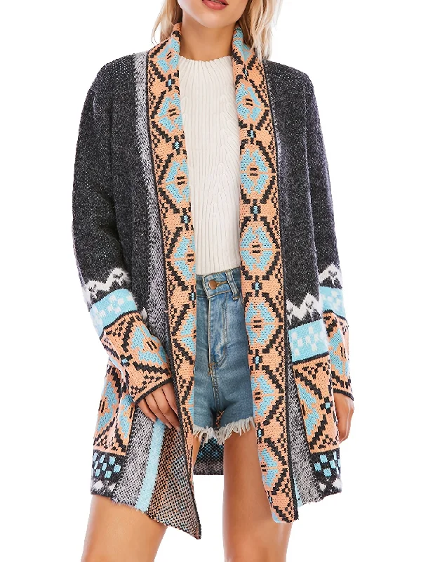 Weekend Discounts to Love Boho Long Sleeve Cardigan, Loose Casual Sweater For Fall & Winter, Women's Clothing Weekend Discounts to Love Boho Long Sleeve Cardigan, Loose Casual Sweater For Fall & Winter, Women's Clothing