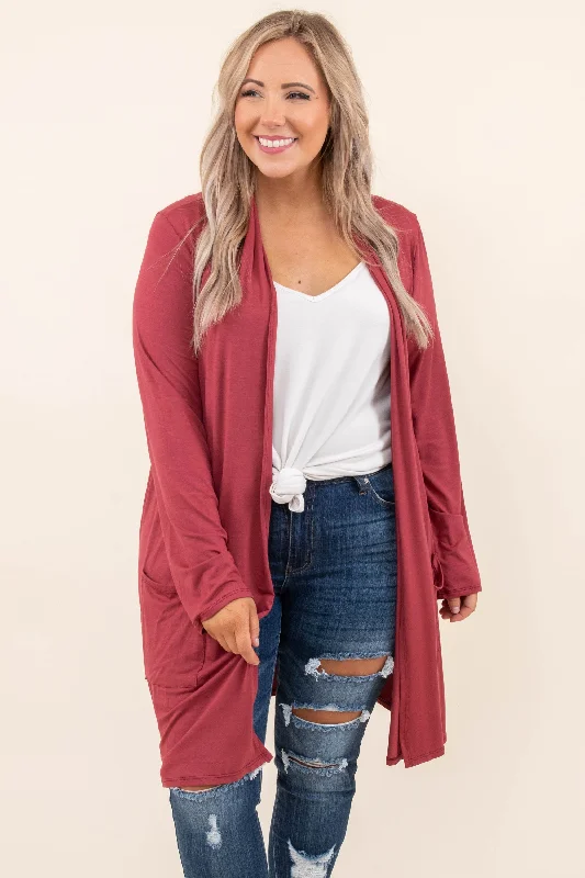 Exclusive Offer Feeling Carefree Cardigan, Apple Butter