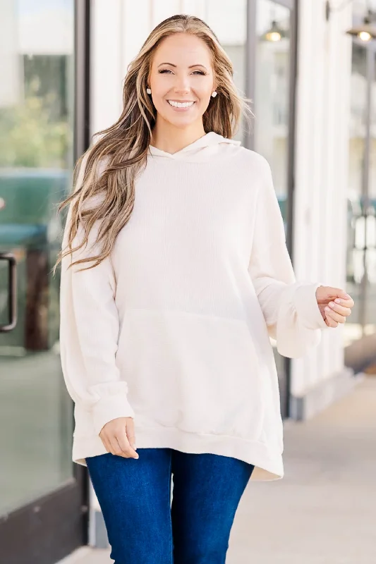 Daily Special Pristine Princess Top, Ivory
