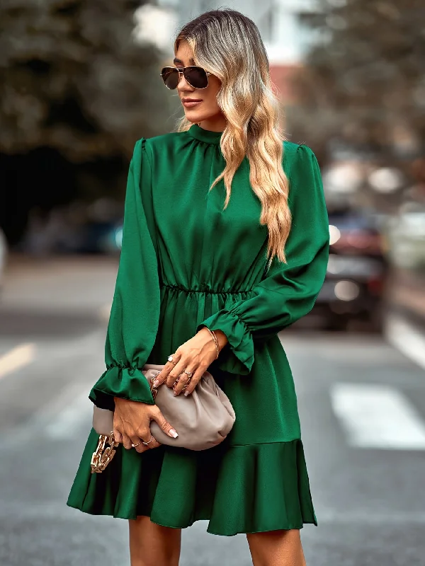 Weekend Deals That Dazzle Sixsr Solid Long Sleeve Slim Dress, Casual Every Day Dress For Fall & Winter, Women's Clothing Weekend Deals That Dazzle Sixsr Solid Long Sleeve Slim Dress, Casual Every Day Dress For Fall & Winter, Women's Clothing