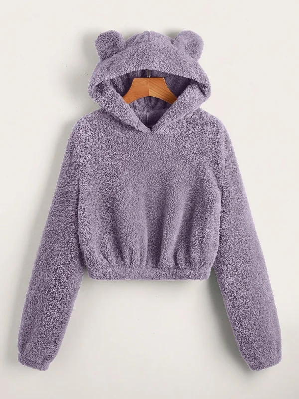 Weekend Discounts to Love Sixsr Solid Crop Fuzzy Hoodie, Cute Long Sleeve Hoodies Sweatshirt, Women's Clothing Weekend Discounts to Love Sixsr Solid Crop Fuzzy Hoodie, Cute Long Sleeve Hoodies Sweatshirt, Women's Clothing