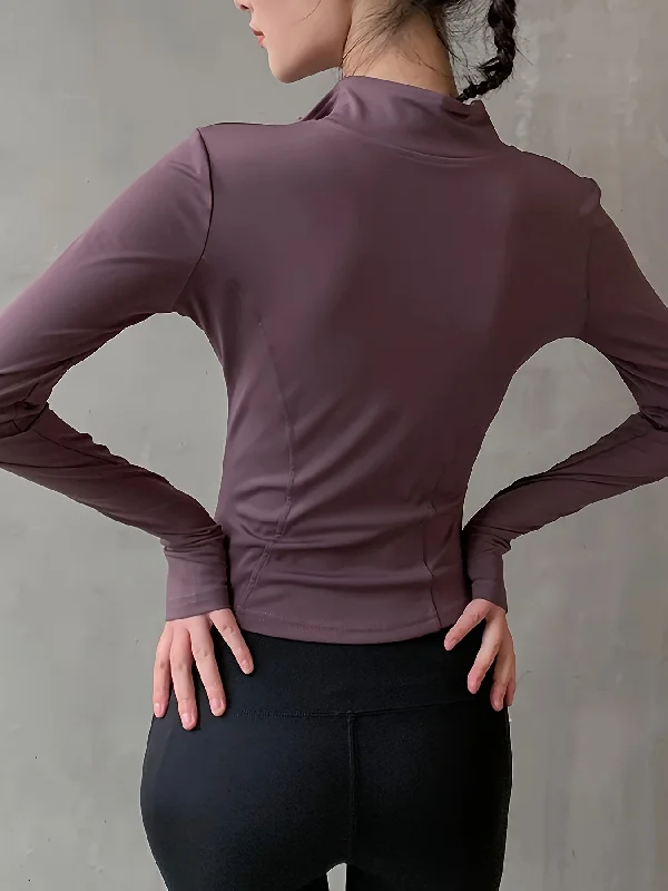 Weekend Bargains to Indulge In Sixsr Women's Quick-drying Fitness Running Zipper Jacket, Long Sleeve Yoga Jacket, Women's Activewear Weekend Bargains to Indulge In Sixsr Women's Quick-drying Fitness Running Zipper Jacket, Long Sleeve Yoga Jacket, Women's Activewear
