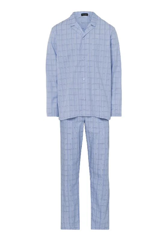 Instant Savings Ian Woven Cotton Pajama Set | Galactic Check 75893-2357