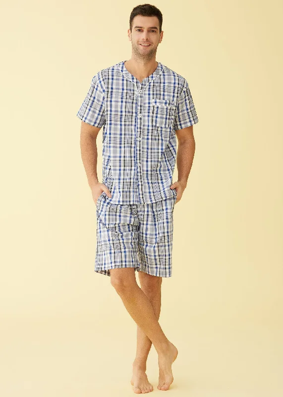 Can't Beat Men's Summer Cotton Pajamas Shorts Set