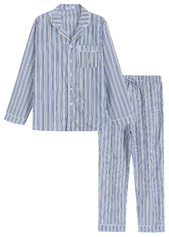 Navy White Stripe