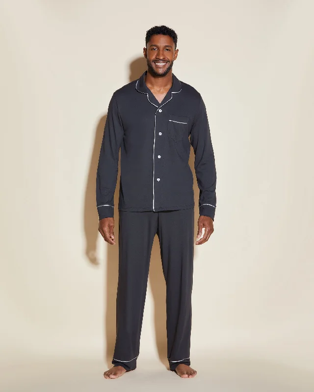 Weekend Savings Spree Men's Classic Long Sleeve Top & Pant Pajama Set