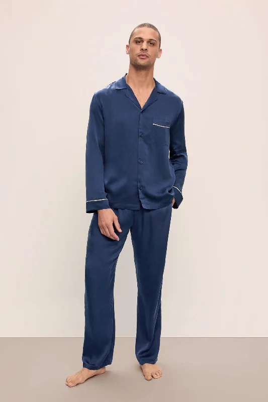 Final Offer Charles Washable Silk Long PJ Set