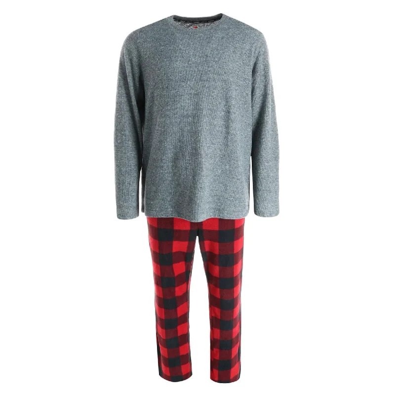 Overstock Clearance Hanes Men's X Temp Micro Fleece Thermal Set