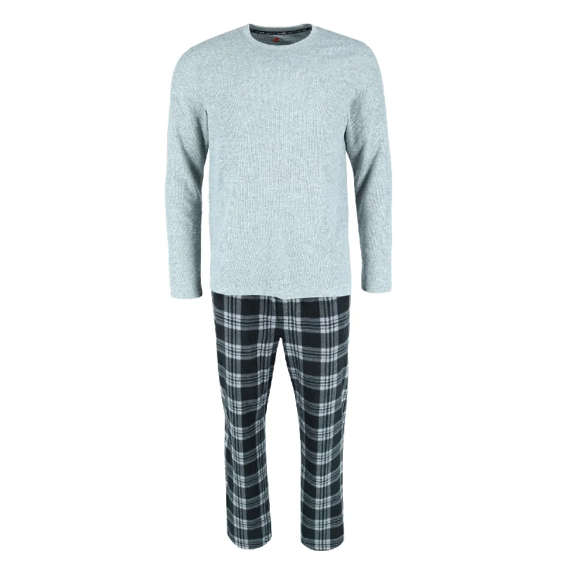 Grey with Grey and Black Plaid