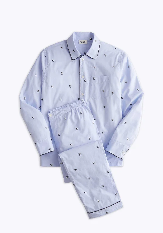 Hurry In Henry Pajama Set in Black Sheep