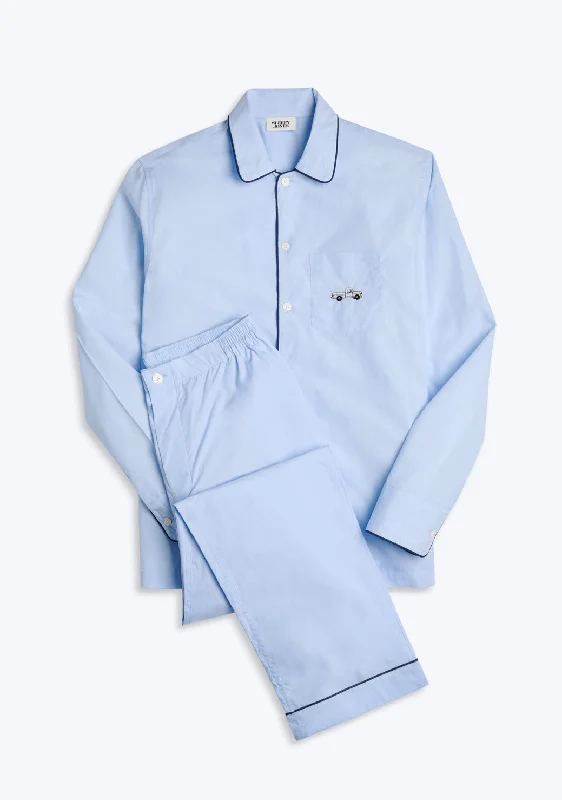 Shop the Weekend Away Collector's Edition Henry Pajama Set in Hand Embroidered White Ford F-100 Shop the Weekend Away Collector's Edition Henry Pajama Set in Hand Embroidered White Ford F-100