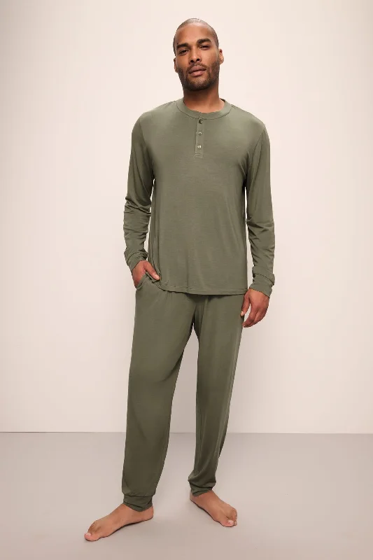 Quick Deals Henry TENCEL™ Modal Long PJ Set