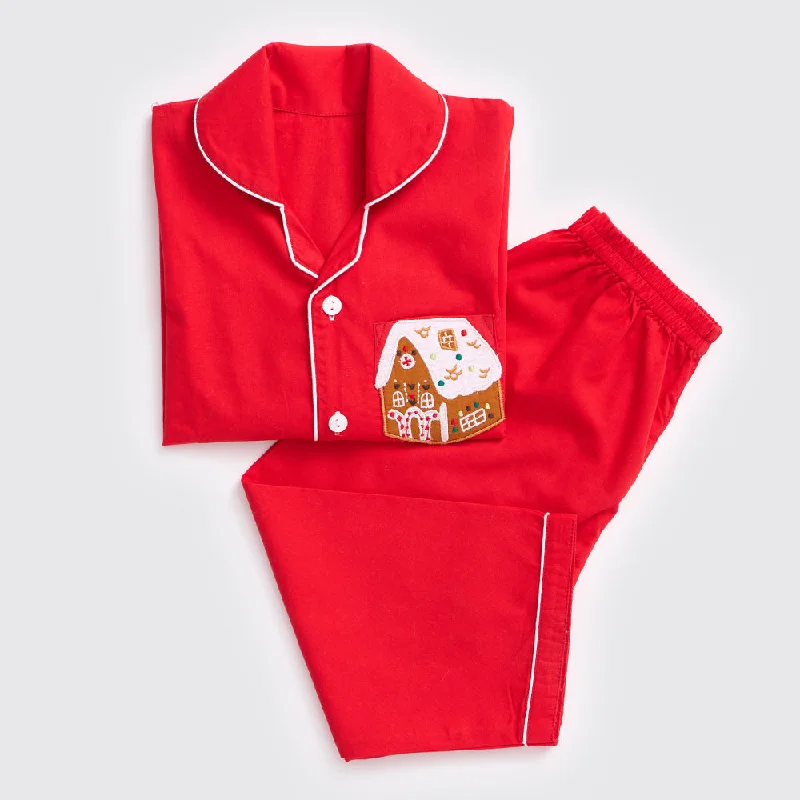 Weekend Discounts to Enjoy Men Gingerbread House Pajama Set