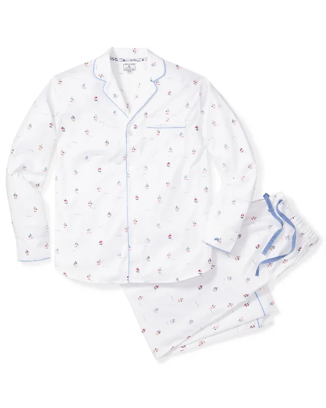 Best Choice Men's Twill Pajama Set in Bateau