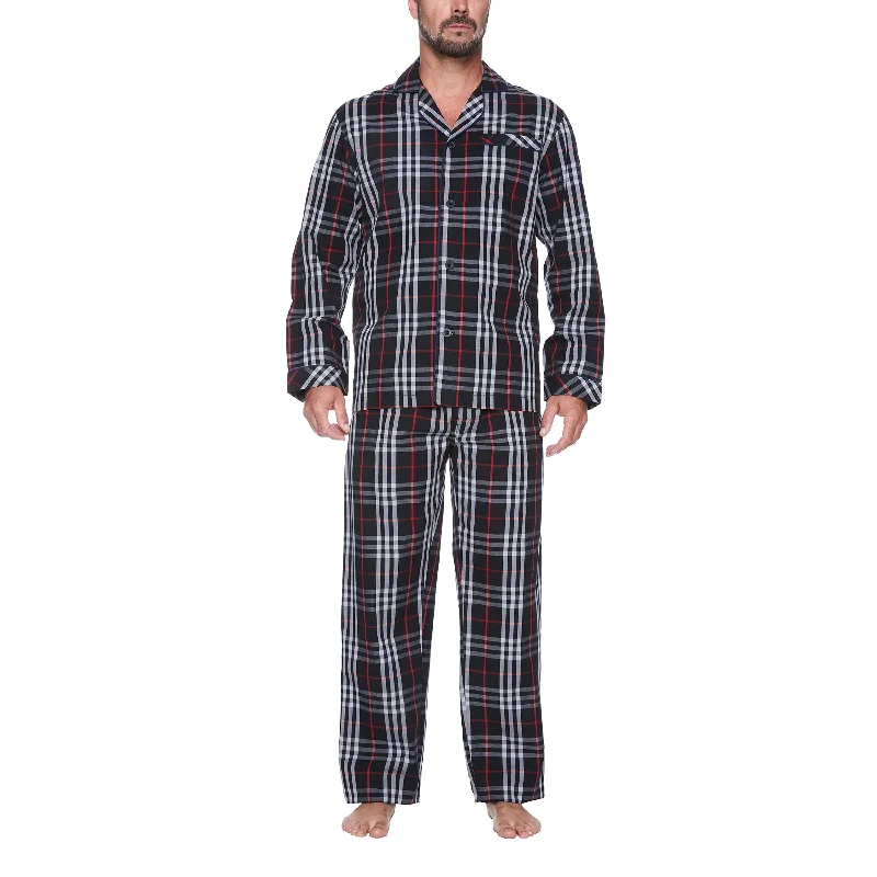 Final Clearance Residence Poplin Plaid L/S Pajama