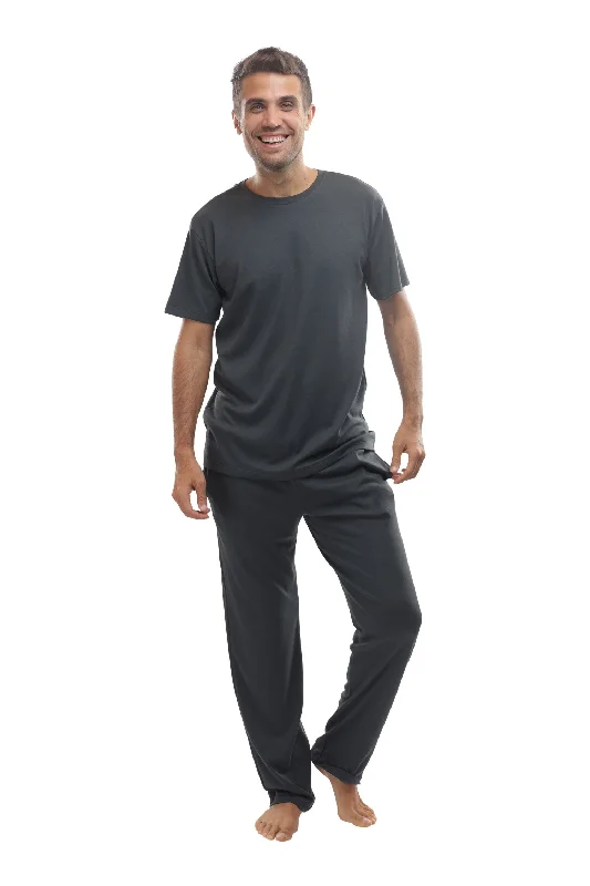 Online Deal The Men's Short-Sleeve Set in Grey