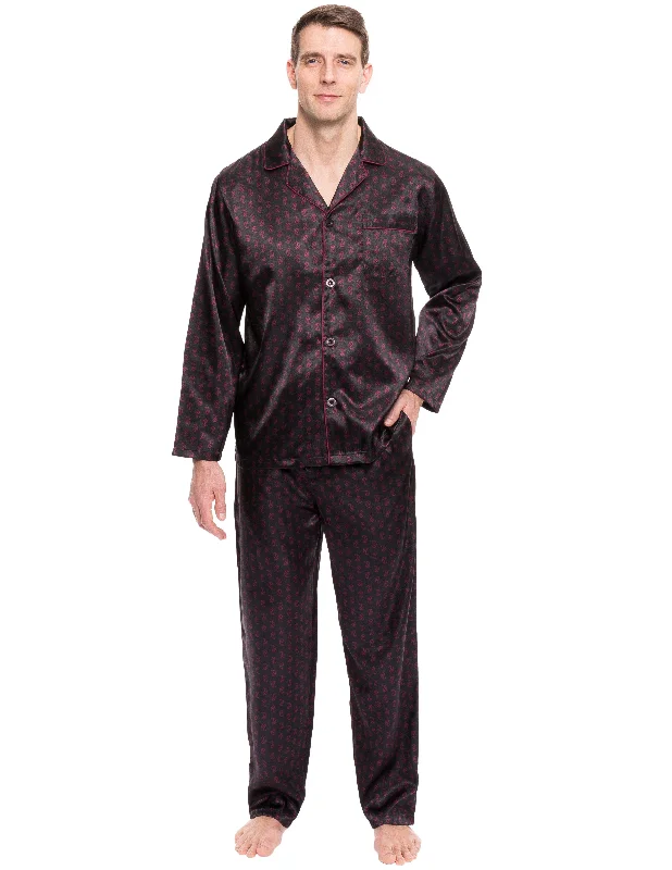 Unbeatable Prices Mens Satin Sleepwear/Pajama Set
