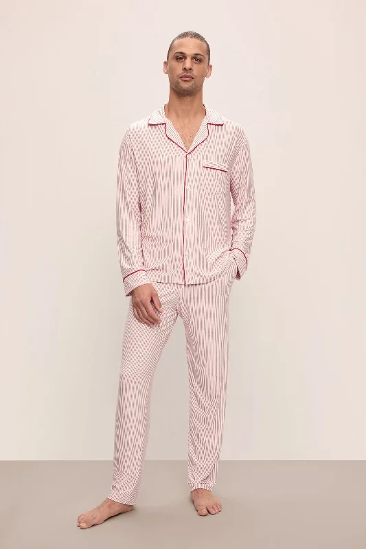 Weekend Specials to Delight William Printed TENCEL™ Modal Long PJ Set